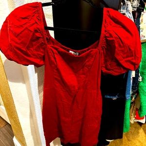 Abercrombie puff sleeve dress